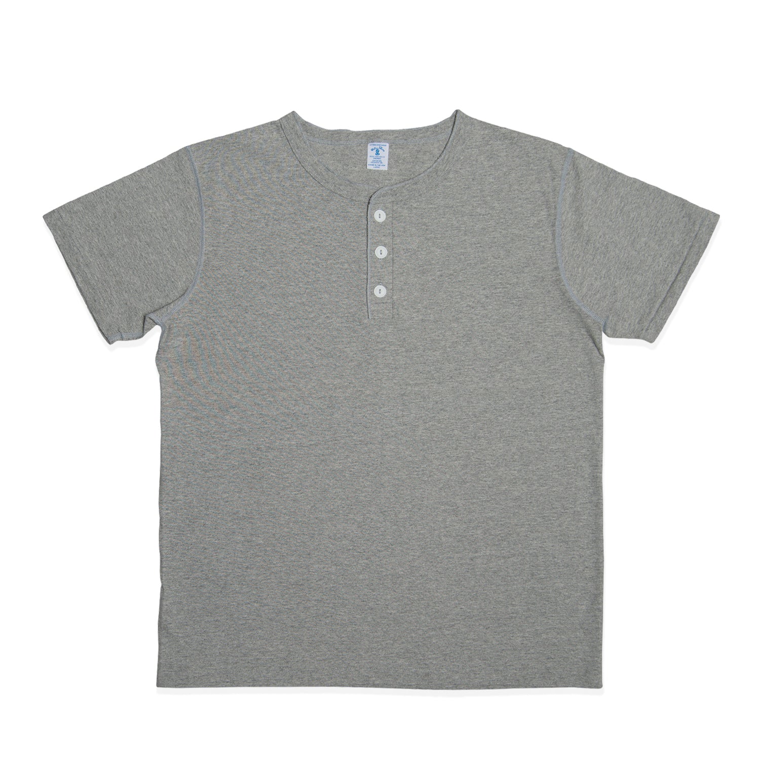 S S Henley Tee H.Grey