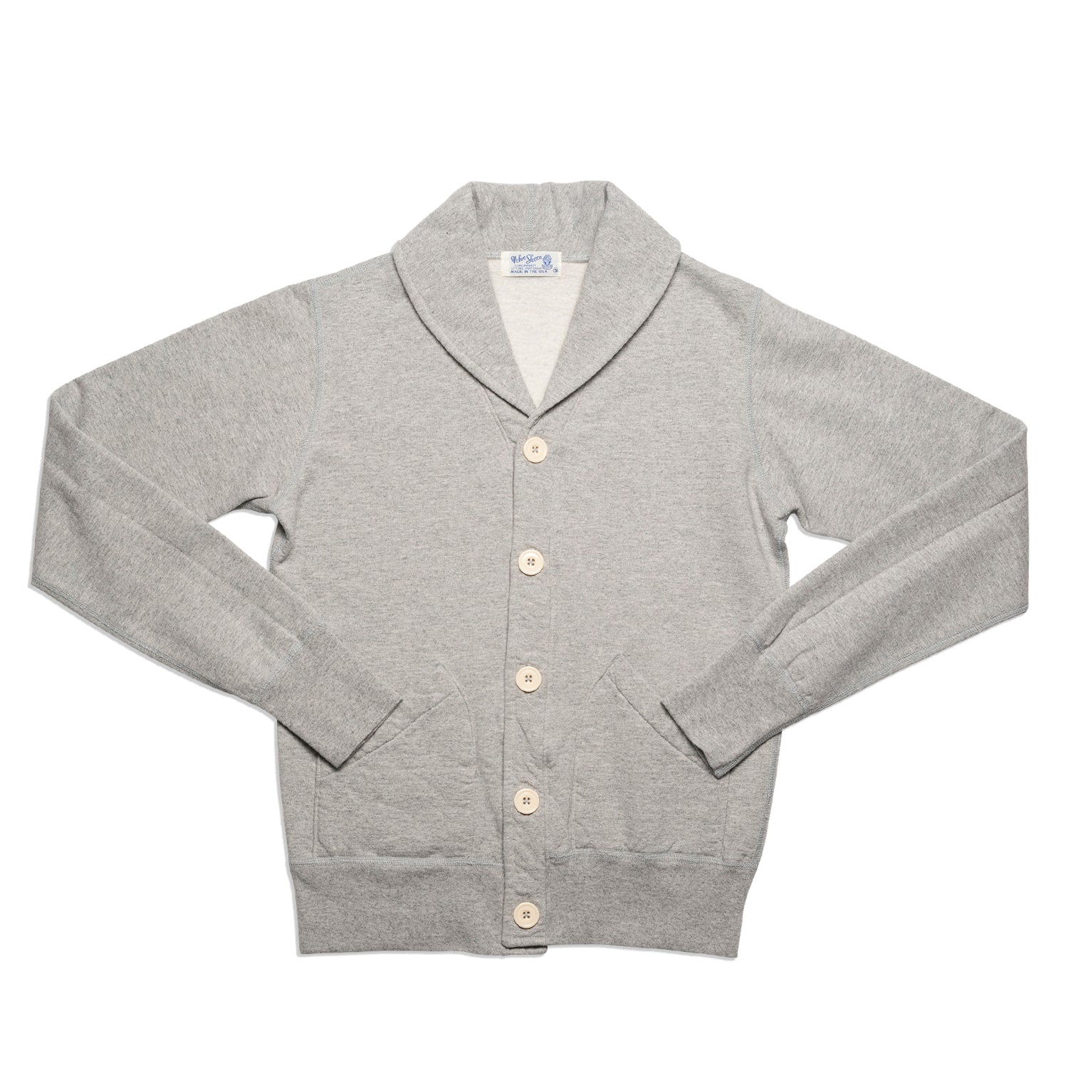 Guild Prime Gray Shawl Lapel Cardigan hot fo