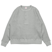 Load image into Gallery viewer, Brushed Thermal Henley / H.Grey
