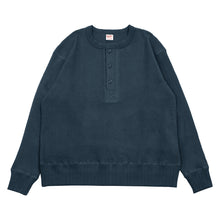 Load image into Gallery viewer, Brushed Thermal Henley / Navy
